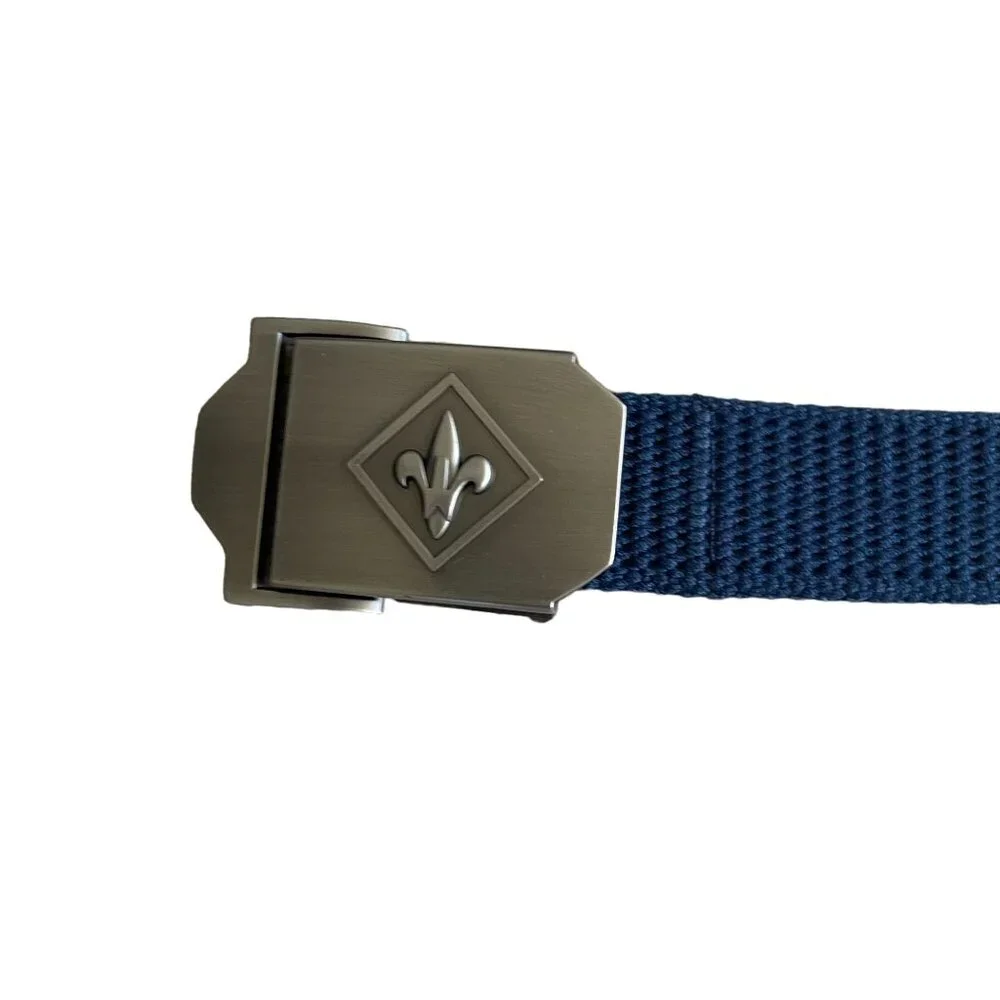 Boy Scouts of America Uniform Web Belt Boy Navy Blue Slide Badges